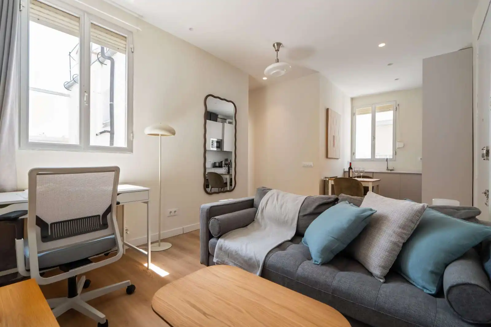 Sala d'estar de Apartament per a compartir en Madrid amb Aire condicionat, Calefacció i Terrassa