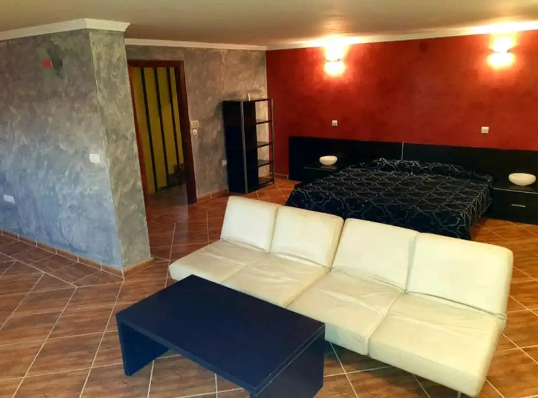 Sala de estar de Estudio de alquiler en Marbella con Amueblado