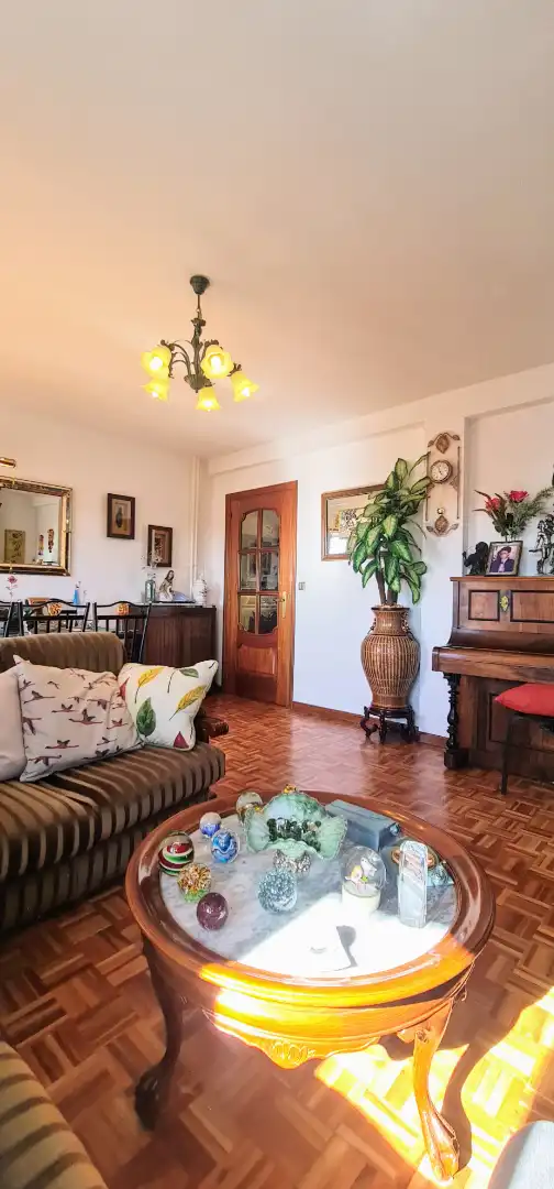 Sala d'estar de Pis en venda en Alcorcón amb Calefacció i Terrassa