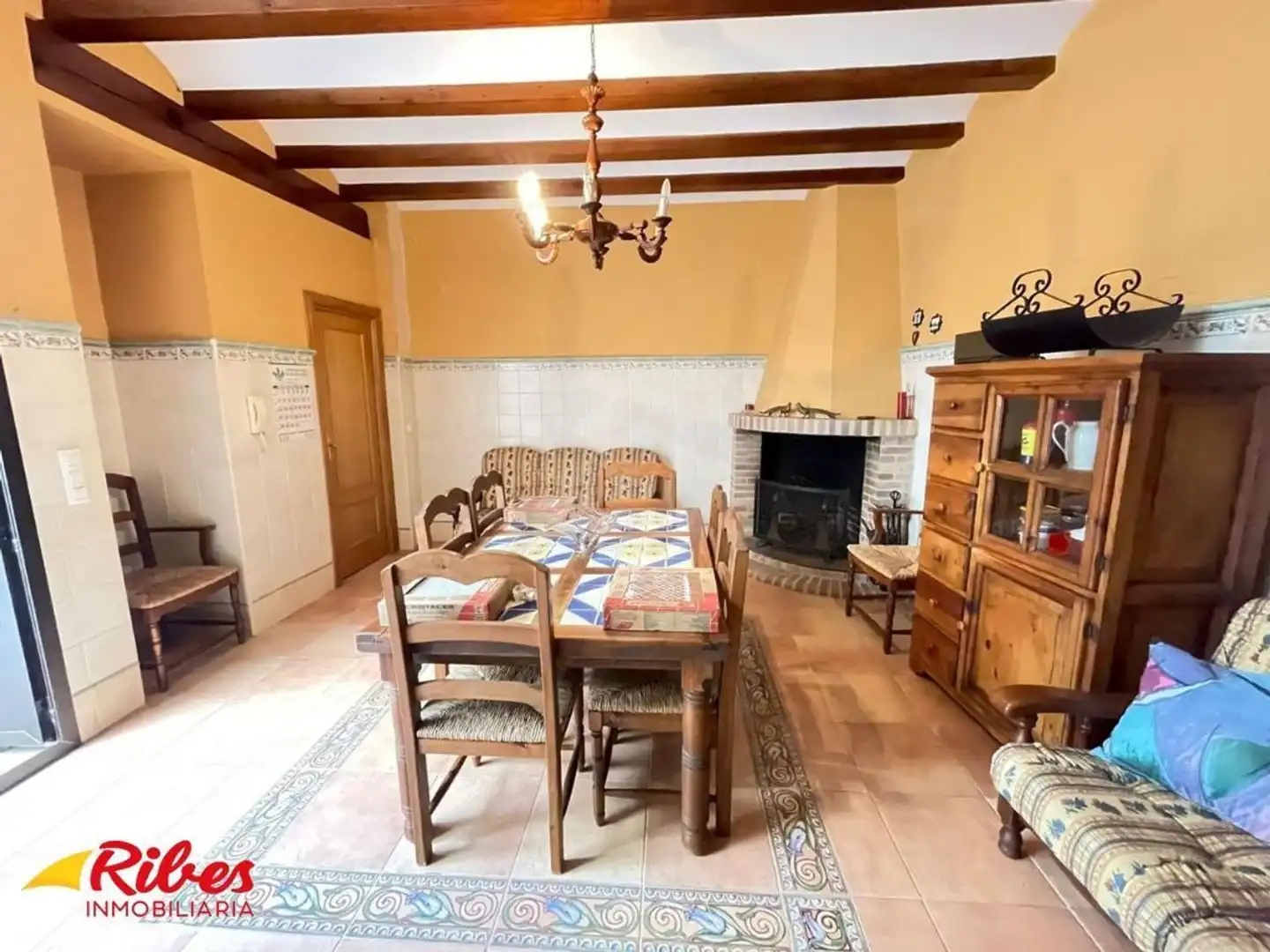Menjador de Casa o xalet en venda en Algemesí amb Terrassa i Traster