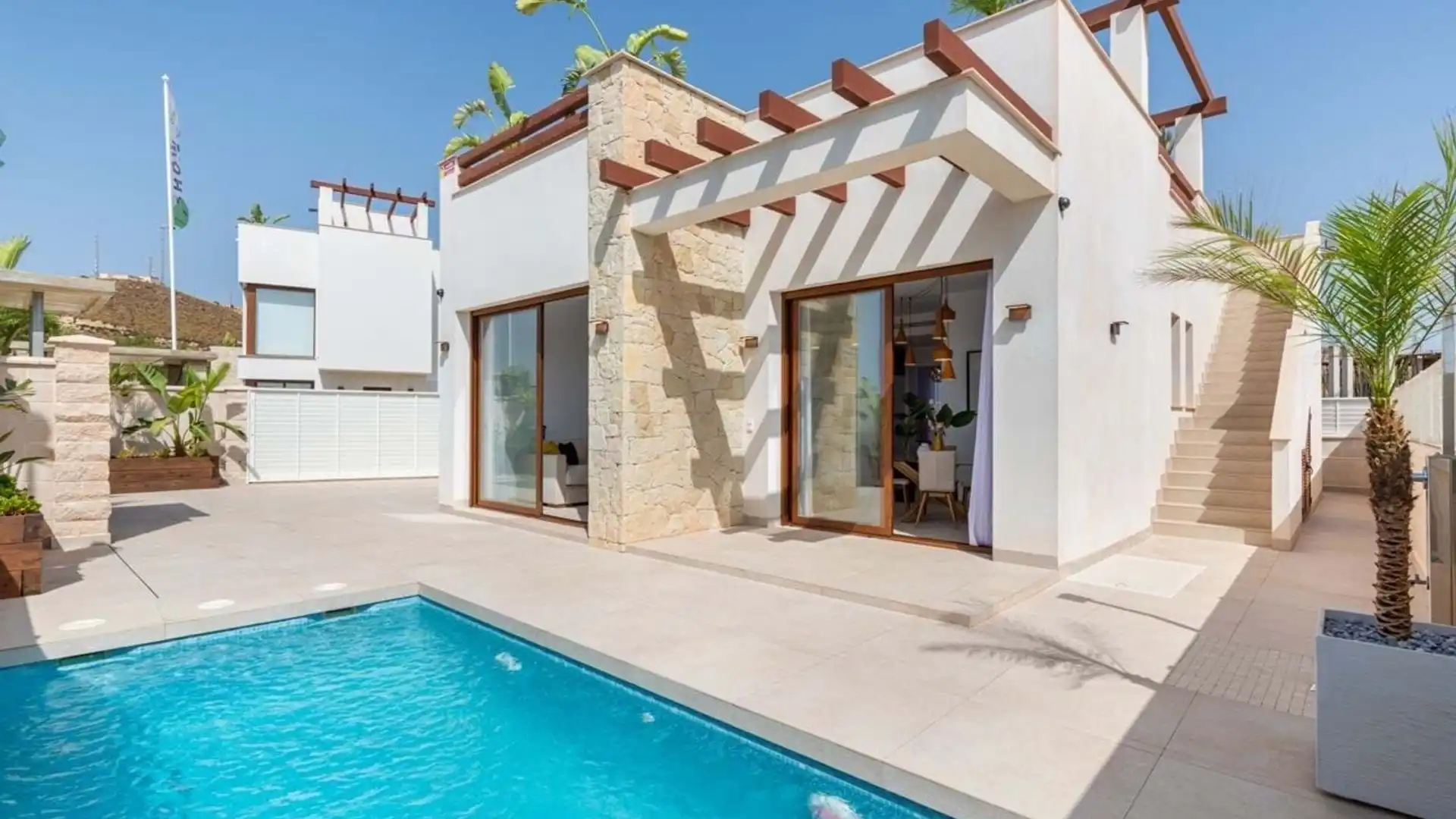 Swimming pool of Houses for sale in Vera  with Air Conditioner, Terrace and Swimming Pool