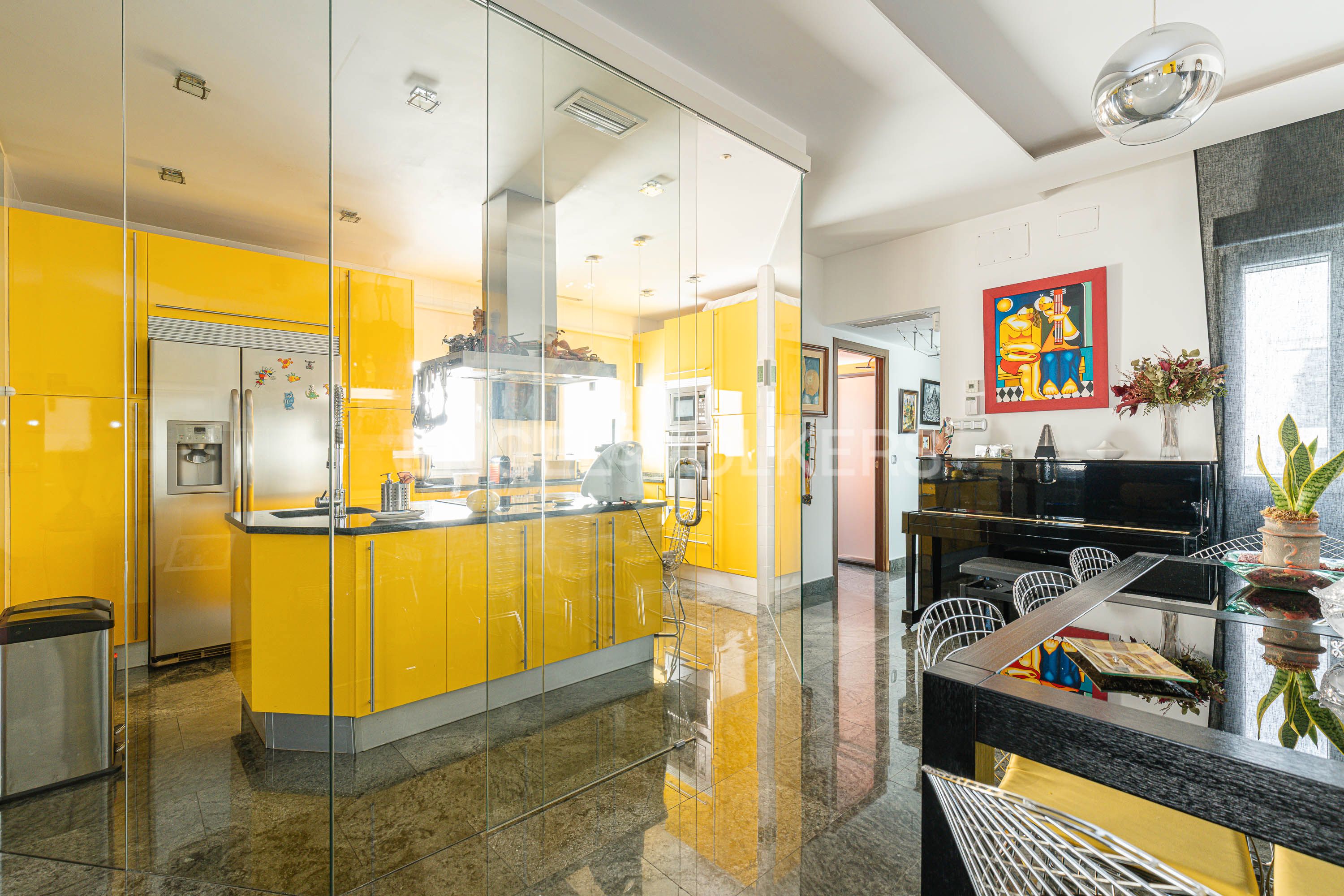 Cocina de Ático en venta en  Madrid Capital con Aire acondicionado, Calefacción y Terraza