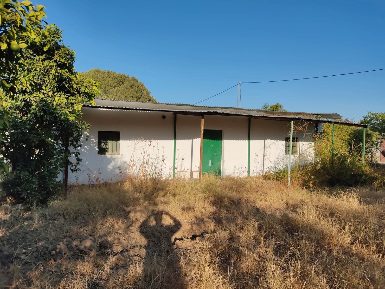 Vista exterior de Casa o xalet en venda en Utrera amb Jardí privat i Piscina