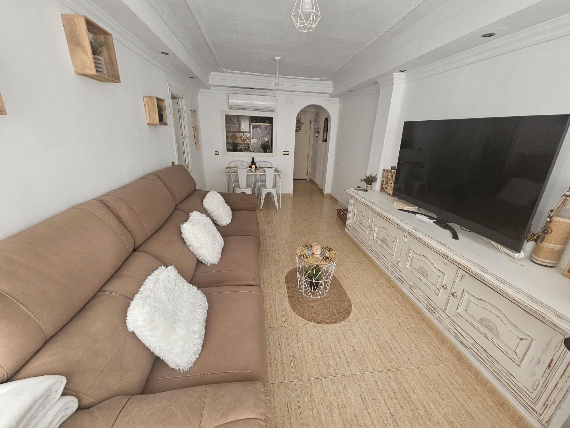 Living room of Flat for sale in Málaga Capital  with Air Conditioner and Furnished