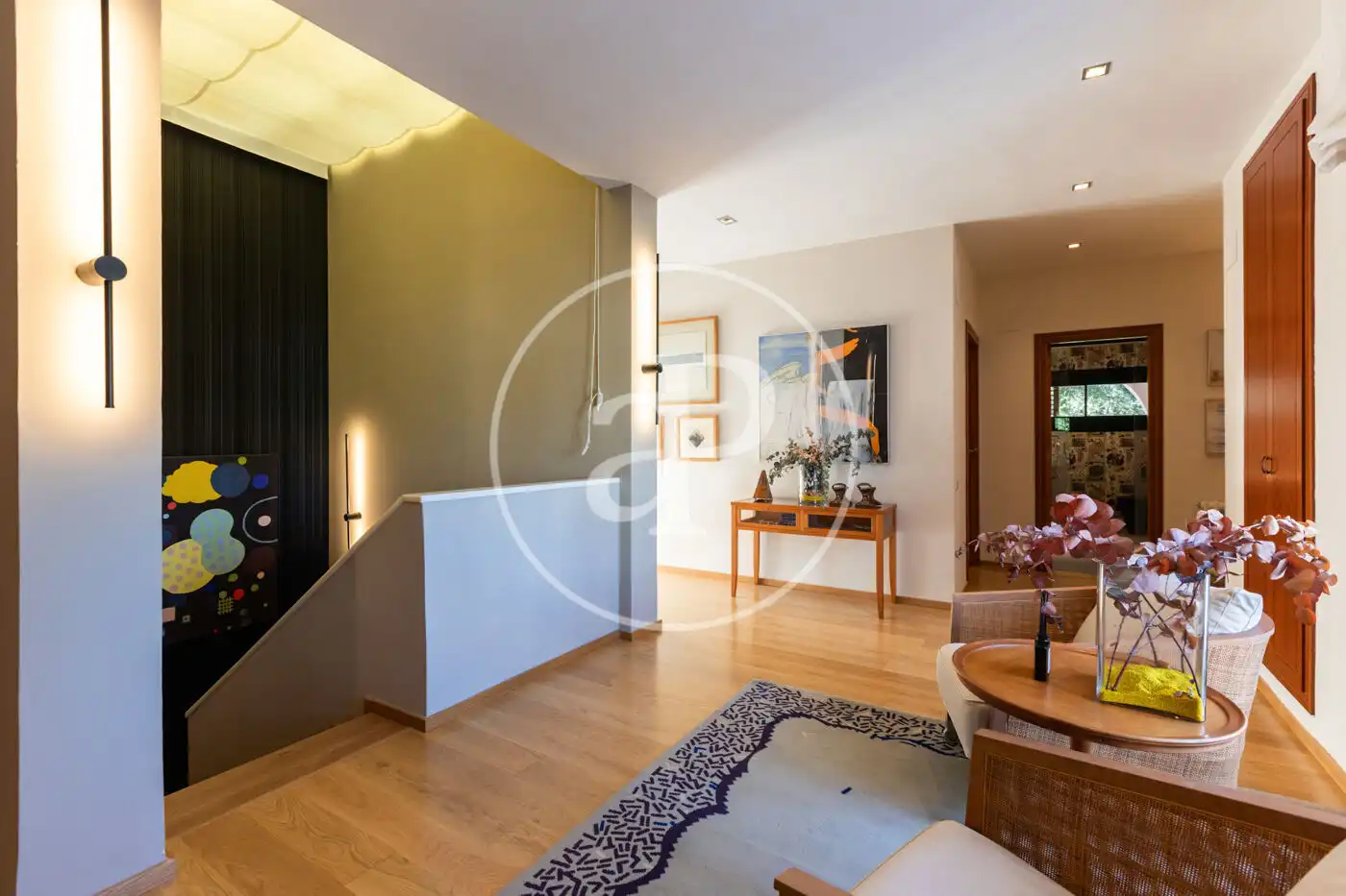 Sala d'estar de Casa o xalet en venda en Chiva amb Aire condicionat, Calefacció i Jardí privat