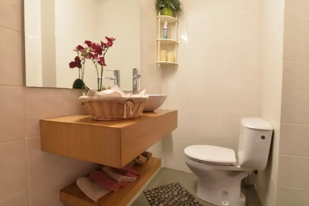 Bathroom of Detached homes for sale in Calvià  with Air Conditioner, Heating and Private garden