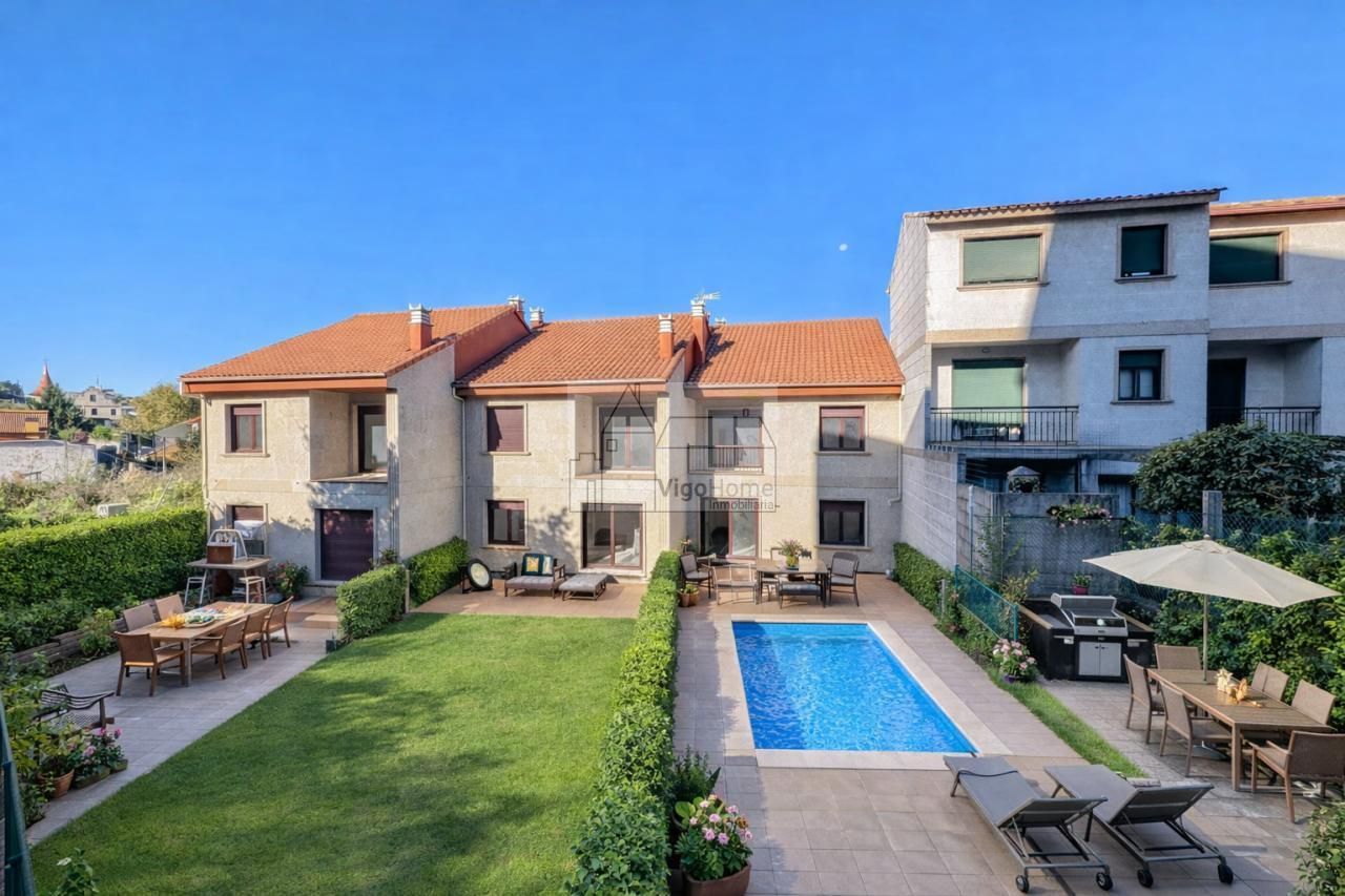 Garden of Single-family semi-detached for sale in Vigo   with Heating, Private garden and Terrace