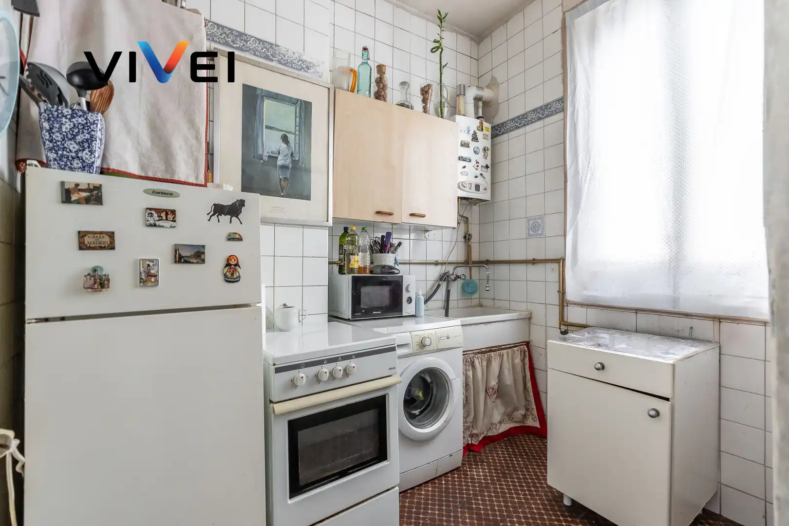 Cocina de Piso en venta en Madrid con Balcón