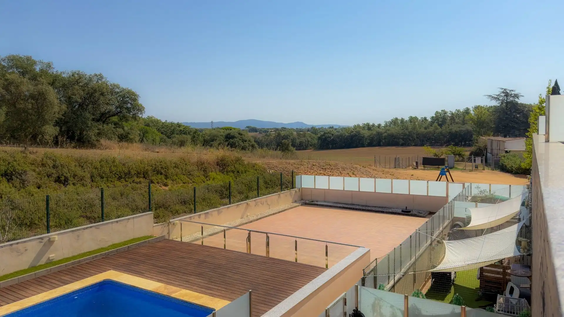Swimming pool of Flat for sale in Llagostera  with Air Conditioner, Terrace and Community pool