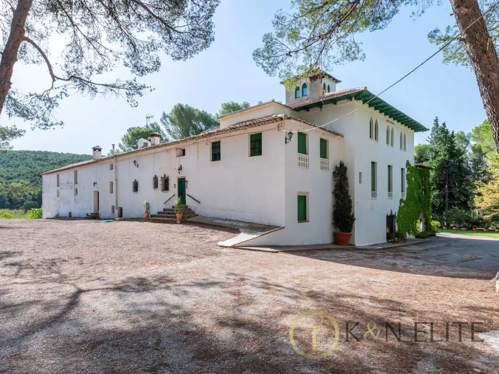 Vista exterior de Casa o chalet en venta en Ibi con Jardín privado y Piscina