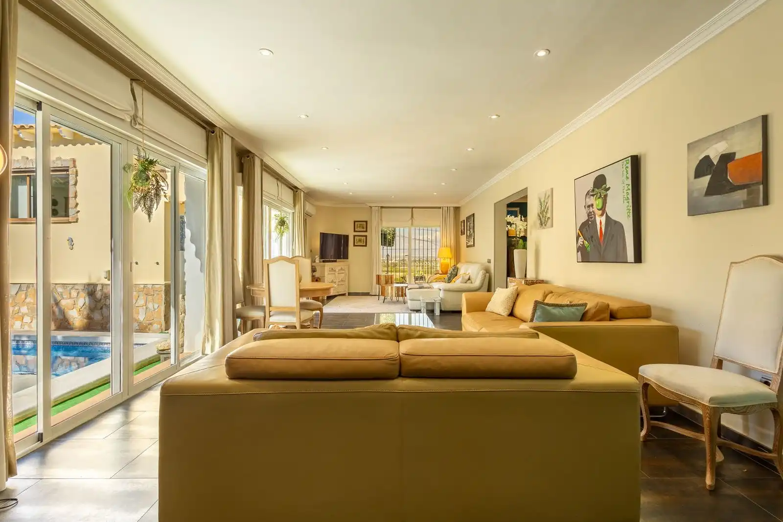 Living room of Houses for sale in Almoradí  with Private garden, Terrace and Swimming Pool