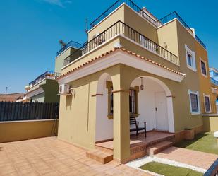 Exterior view of Single-family semi-detached for sale in San Javier  with Air Conditioner, Private garden and Terrace