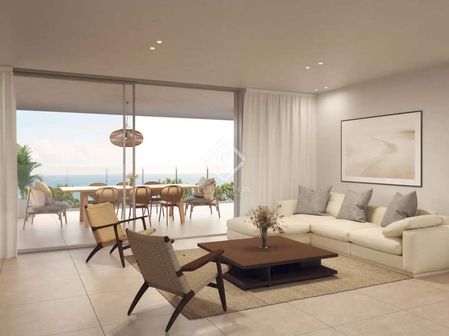 Sala de estar de Ático en venta en Es Mercadal con Aire acondicionado, Calefacción y Terraza