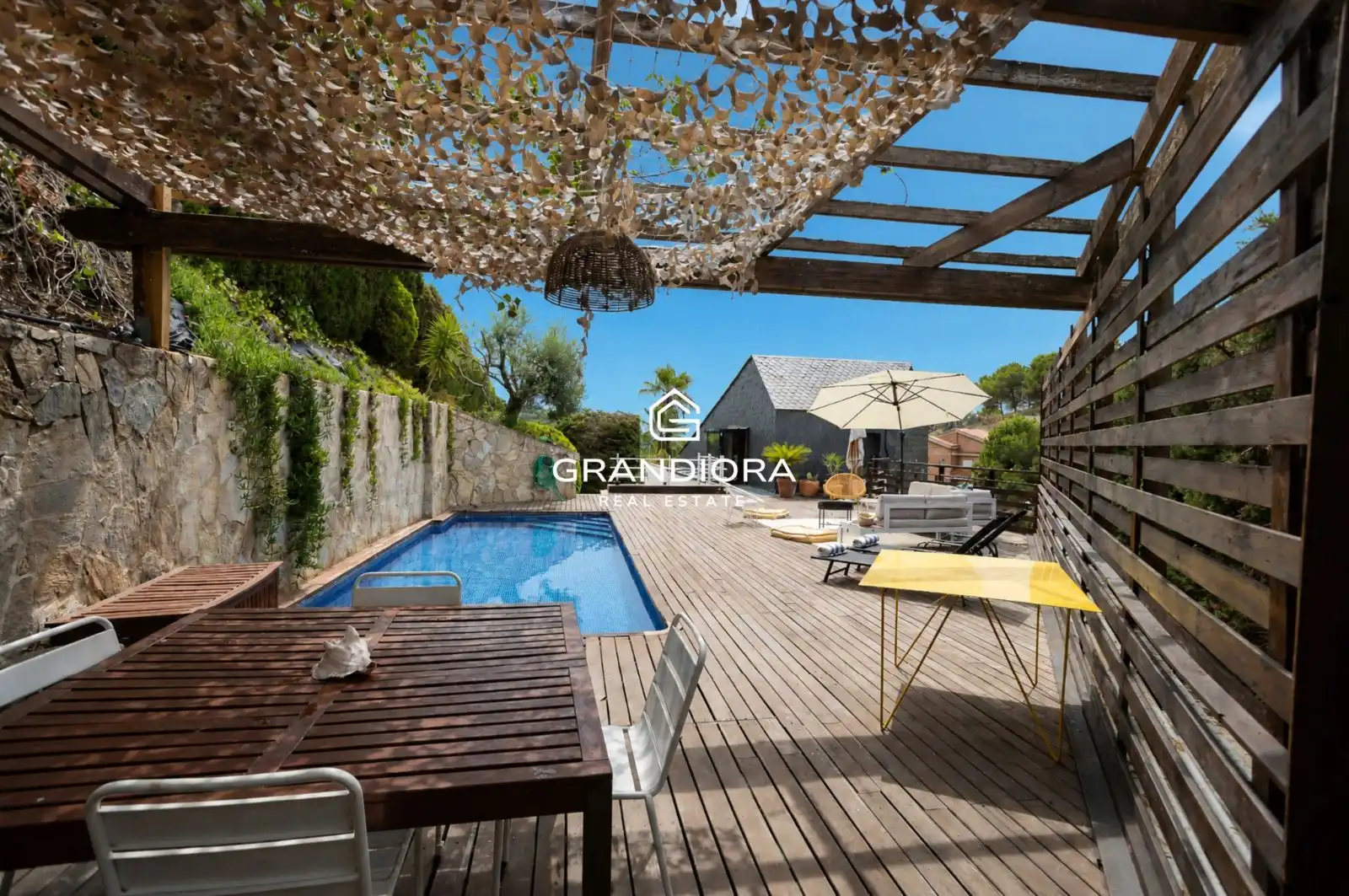 Terrace of Houses for rent in Alella  with Swimming Pool