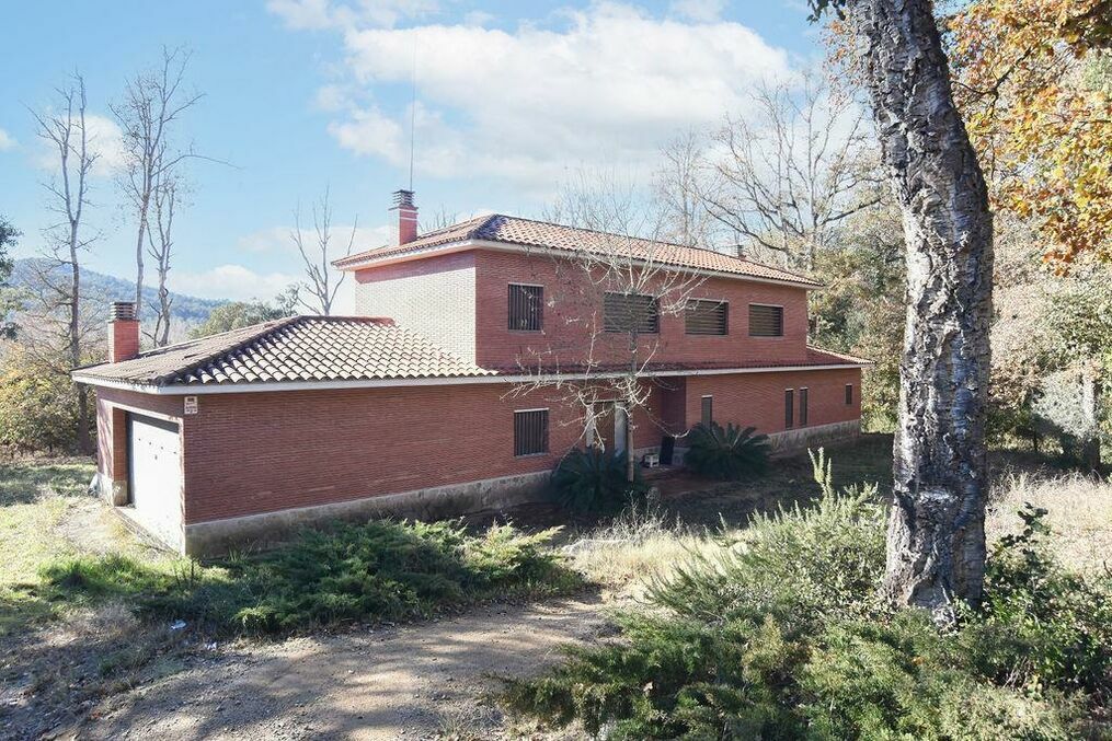 Vista exterior de Casa o chalet en venta en Caldes de Malavella con Jardín privado, Parquet y Terraza