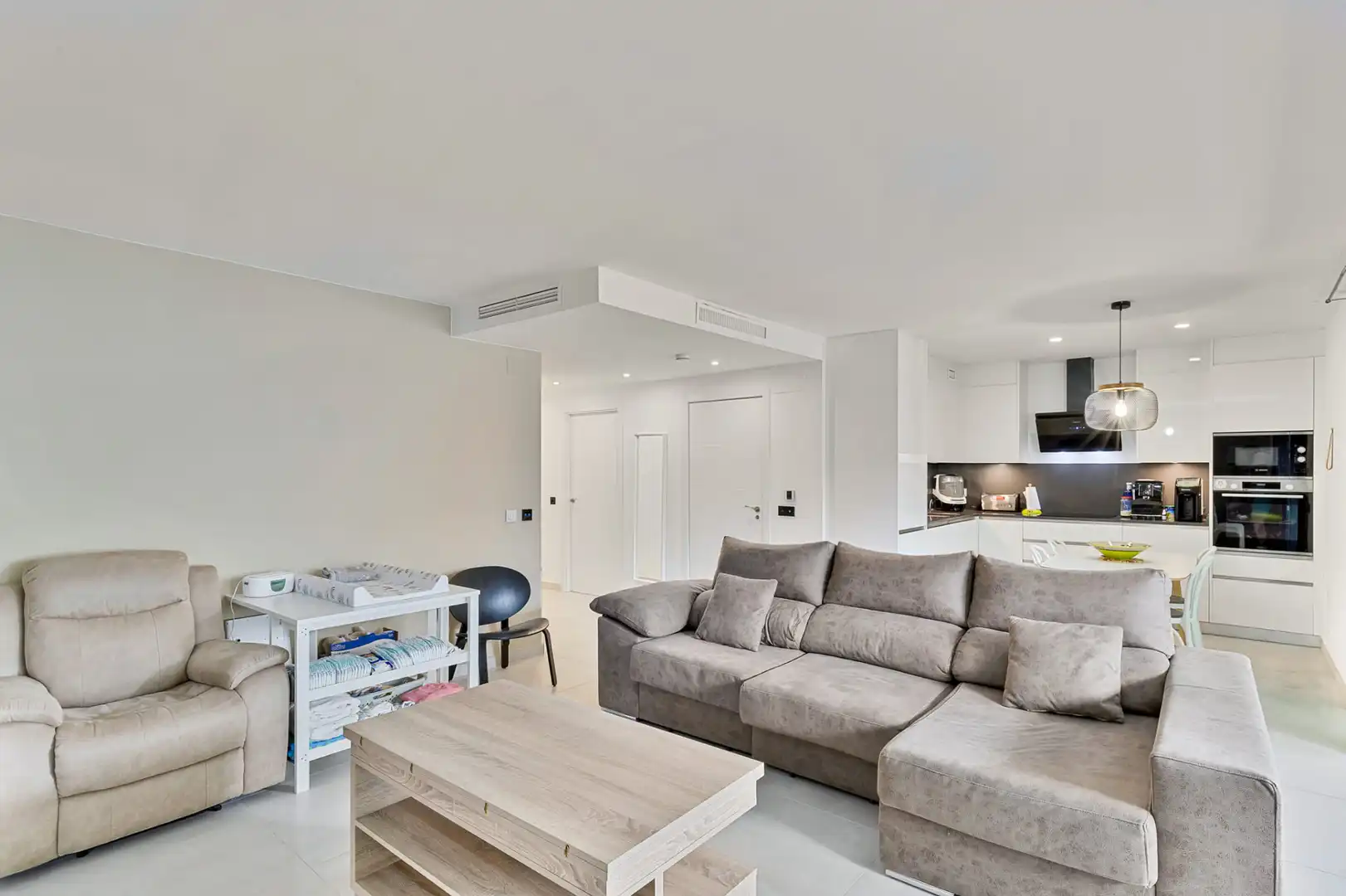 Sala de estar de Apartamento en venta en Playa de los Boliches