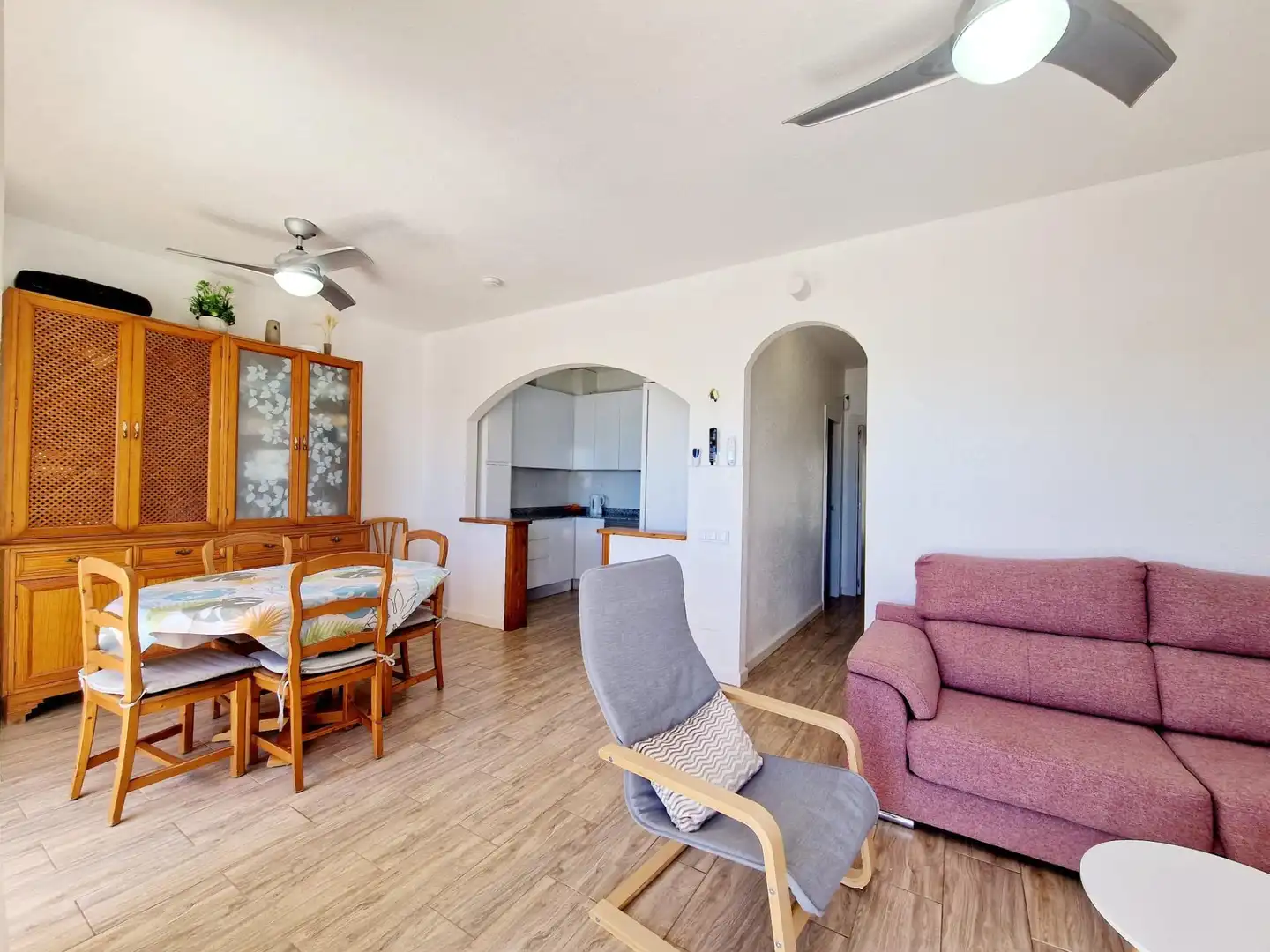 Sala d'estar de Àtic en venda en Pulpí amb Aire condicionat, Calefacció i Jardí privat