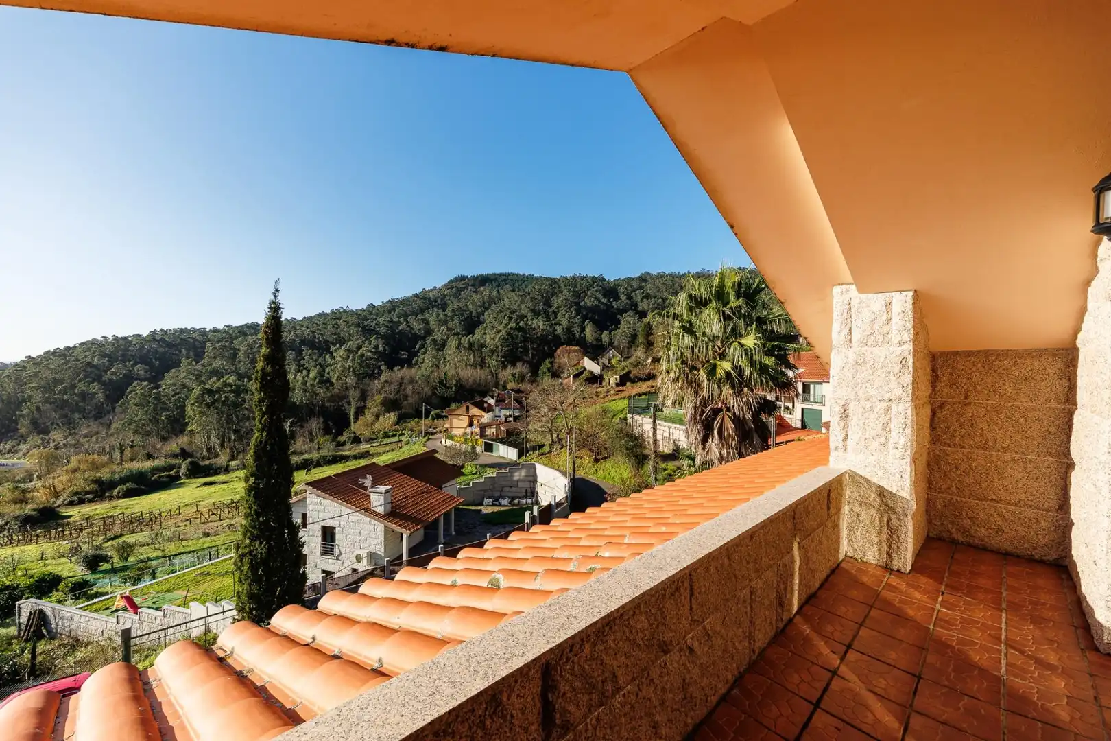 Terrasse von Haus oder Chalet zum Verkauf in Moaña mit Heizung, Abstellraum und Balkon