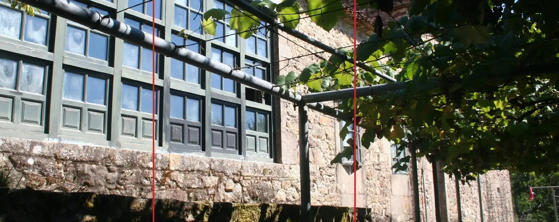 Vista exterior de Finca rústica en venta en Teo con Calefacción, Jardín privado y Terraza
