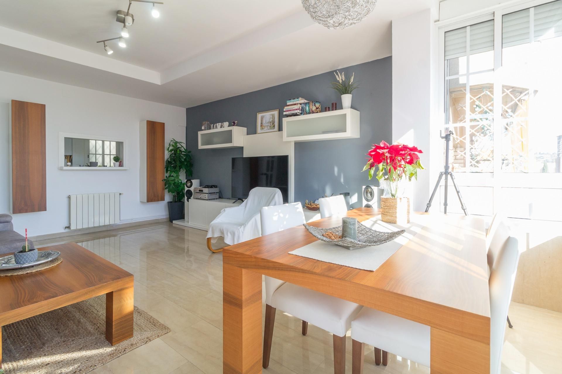 Sala d'estar de Àtic en venda en Viladecans amb Aire condicionat, Calefacció i Terrassa
