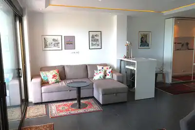Sala de estar de Apartamento en venta en Fuengirola con Aire acondicionado, Calefacción y Terraza