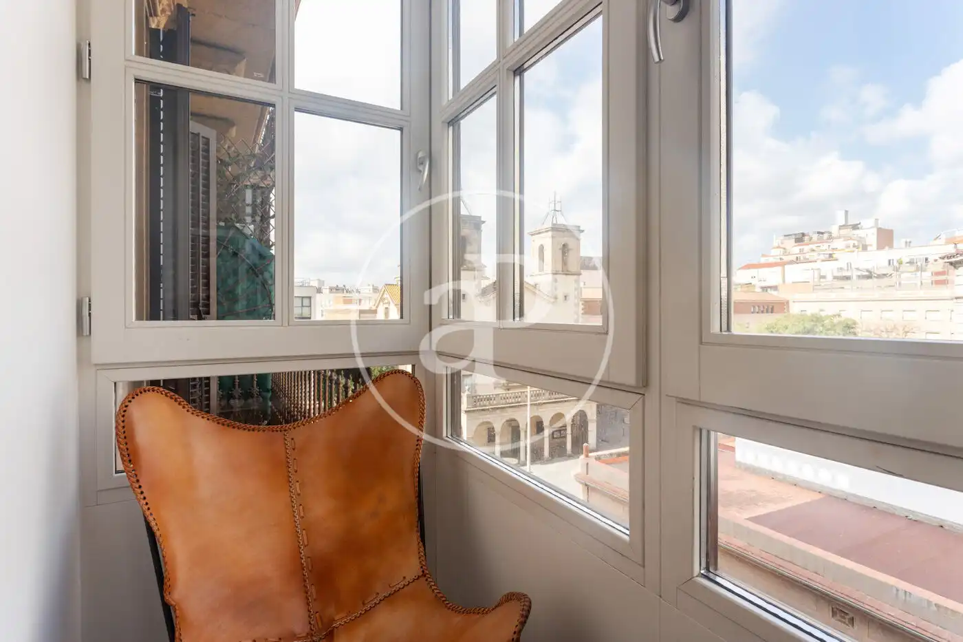 Terrassa de Pis de lloguer en Barcelona amb Aire condicionat, Calefacció i Moblat