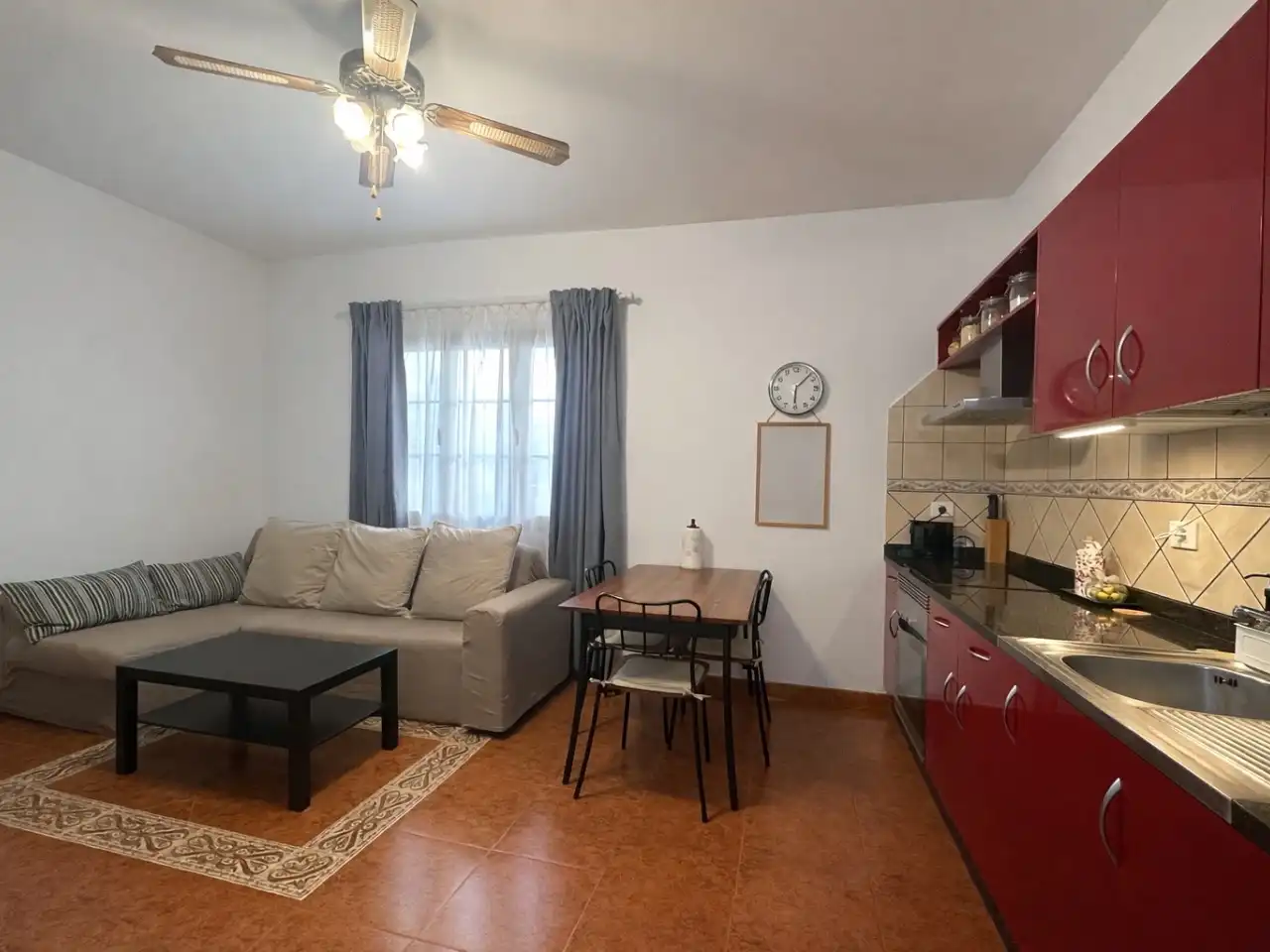 Sala d'estar de Pis de lloguer en Caleta de Famara