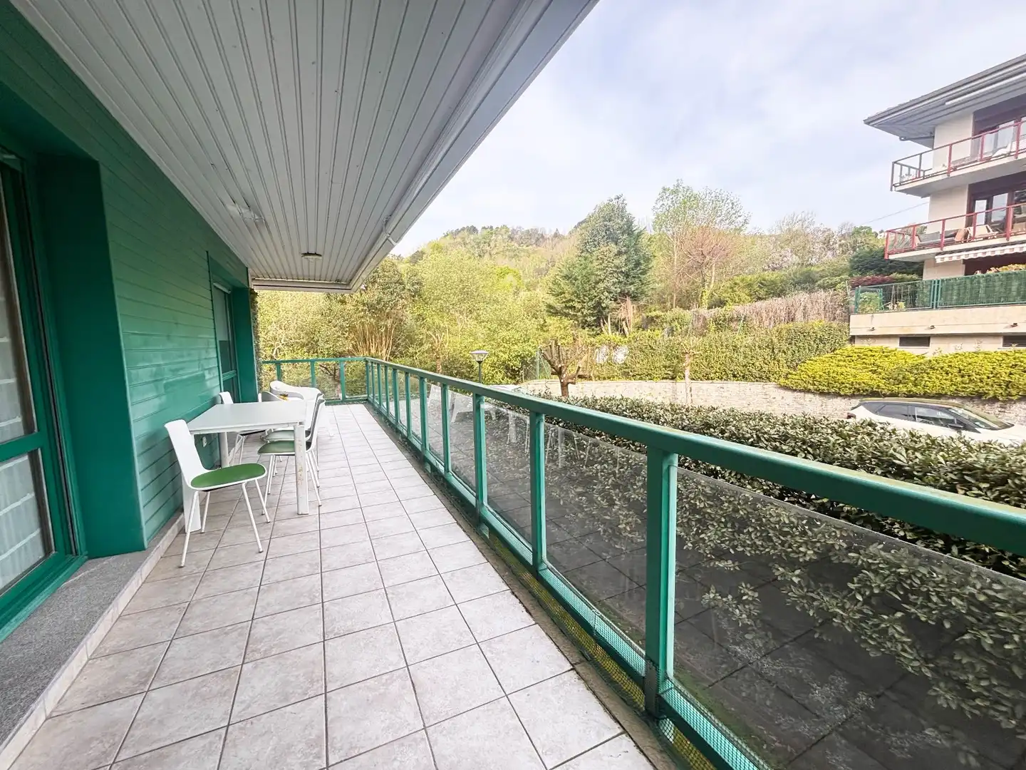 Terrasse von Wohnung zum Verkauf in Hondarribia mit Heizung, Abstellraum und Schwimmbad