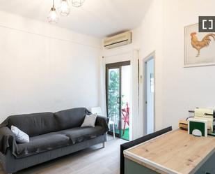 Living room of Flat to rent in  Barcelona Capital  with Air Conditioner, Heating and Furnished