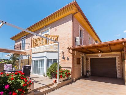 Exterior view of Single-family semi-detached for sale in Molina de Segura  with Air Conditioner, Heating and Private garden