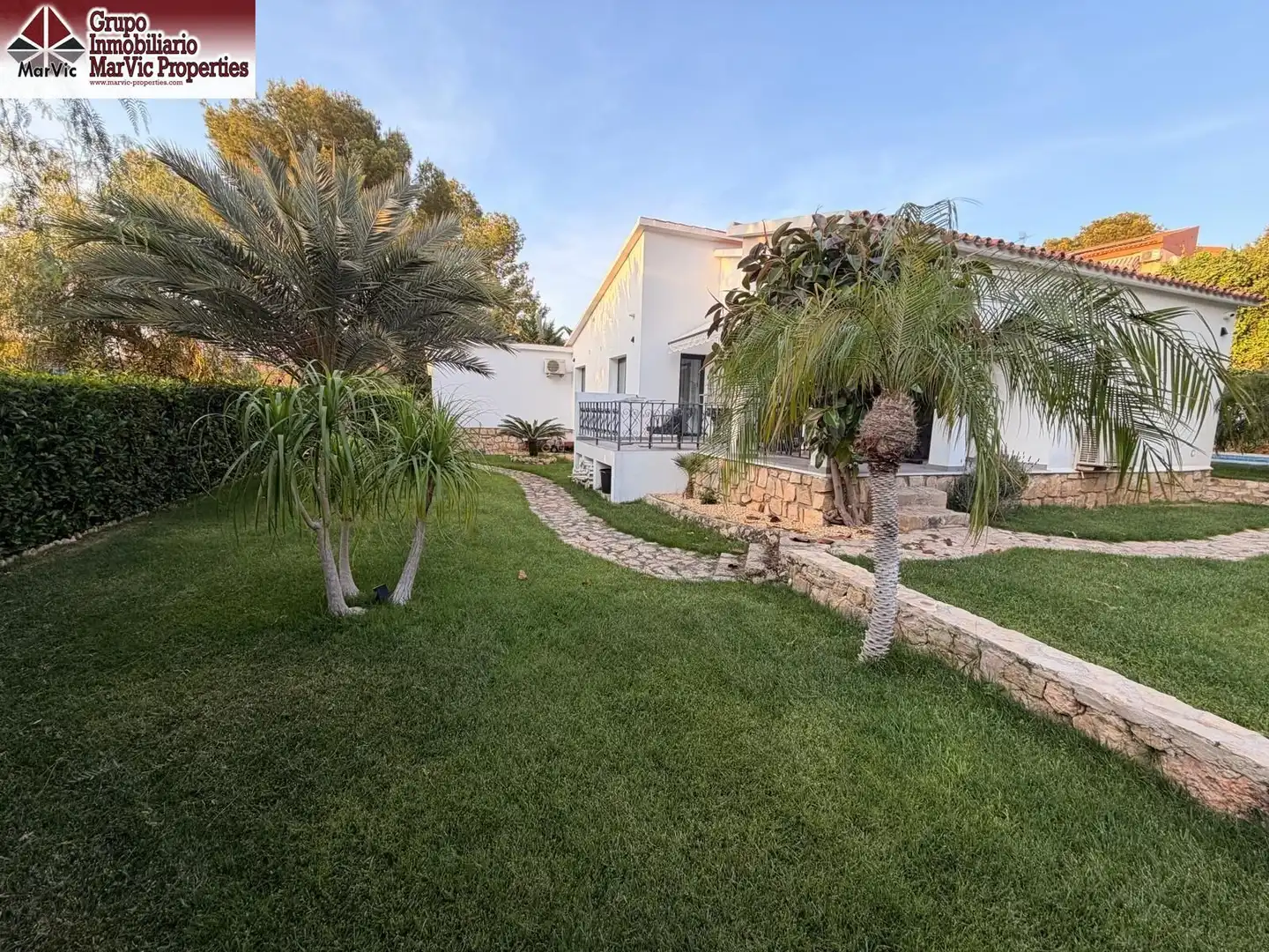 Jardín de Casa o chalet en venta en Benidorm con Aire acondicionado, Terraza y Piscina
