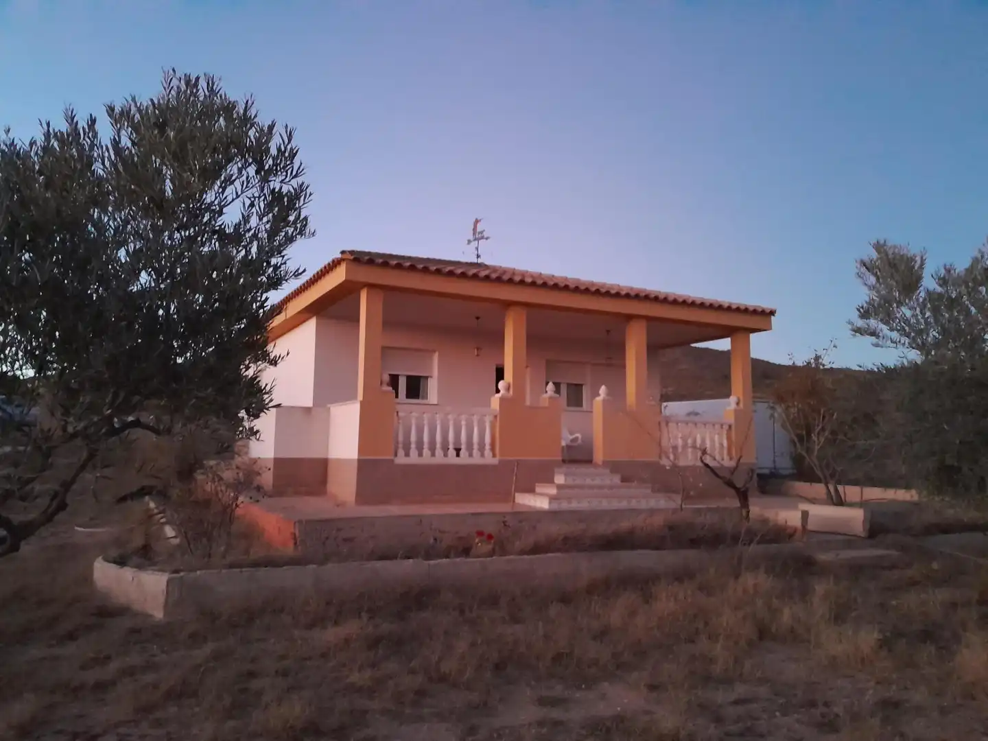 Vista exterior de Casa o xalet en venda en Yecla amb Calefacció, Jardí privat i Moblat
