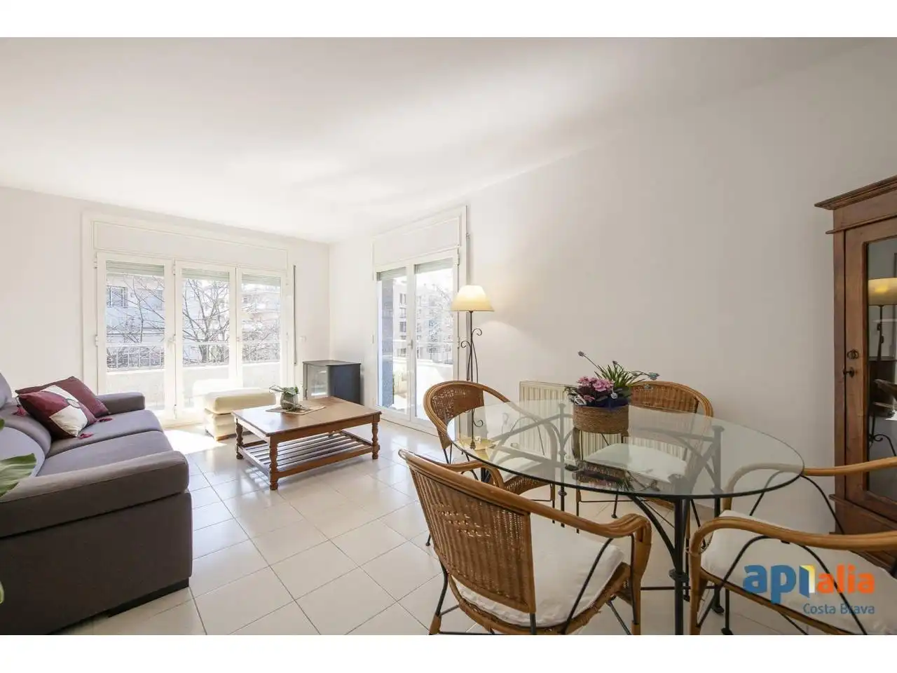 Living room of Apartments for sale in Girona  with Air Conditioner, Heating and Terrace