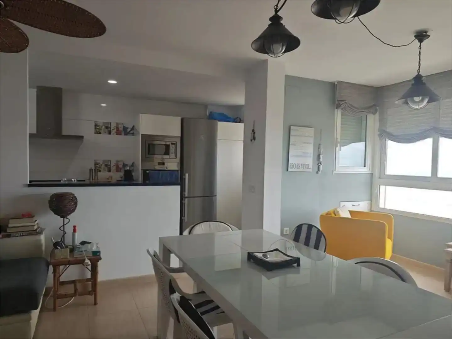 Küche von Wohnung zur Miete in  Valencia Capital mit Klimaanlage und Balkon