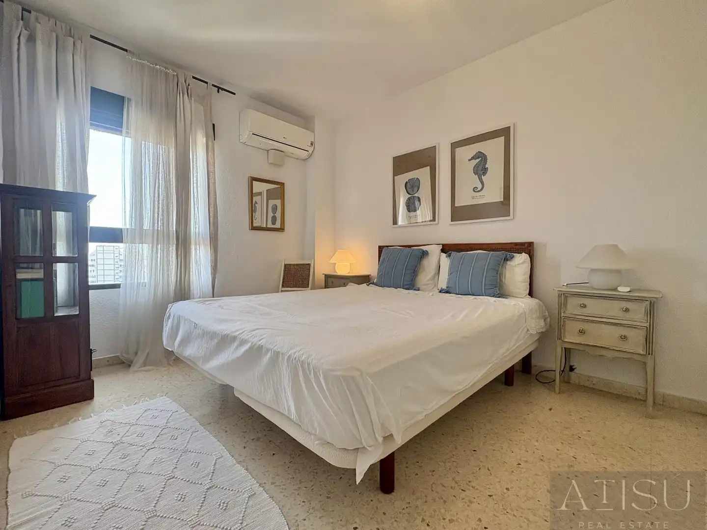 Bedroom of Flat for sale in El Campello  with Air Conditioner, Heating and Terrace