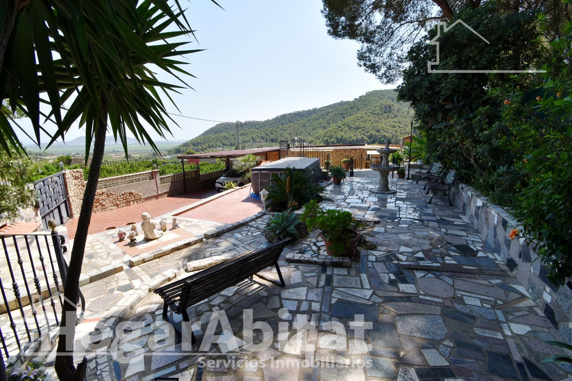 Terrassa de Casa o xalet en venda en Llaurí amb Aire condicionat, Jardí privat i Terrassa