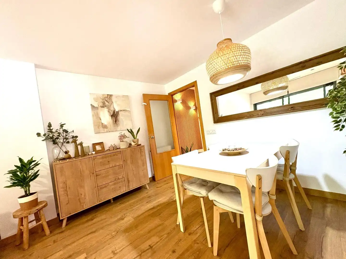 Esszimmer von Wohnung zum Verkauf in Santa Perpètua de Mogoda mit Klimaanlage, Heizung und Privatgarten
