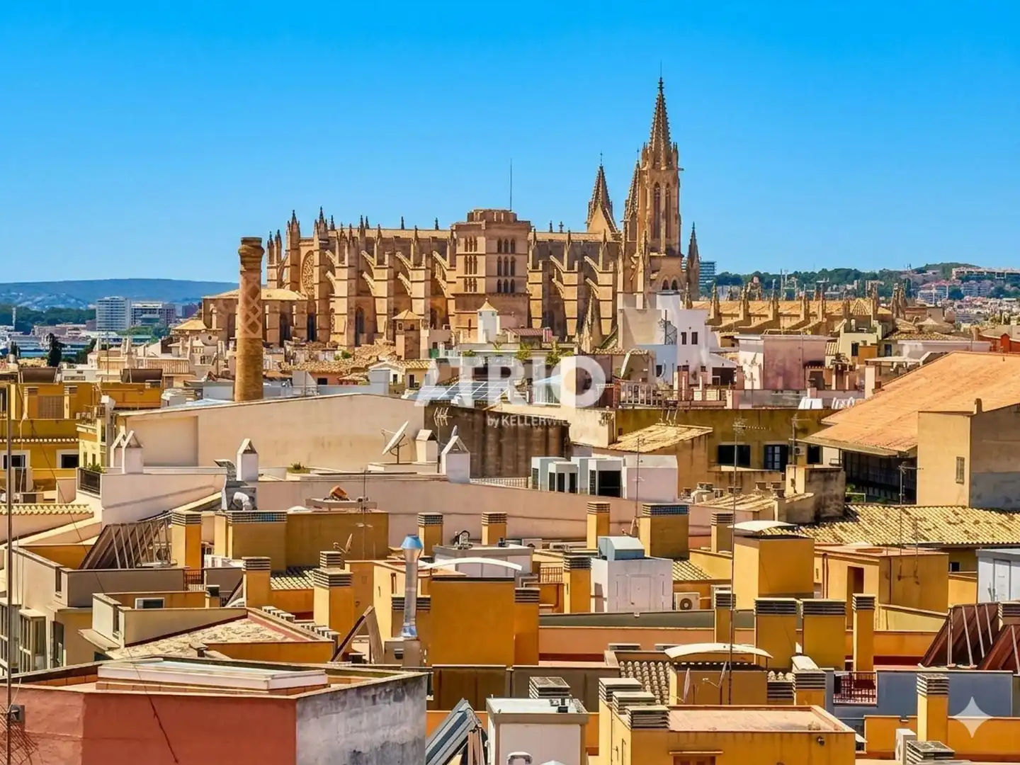 Vista exterior de Àtic en venda en  Palma de Mallorca amb Aire condicionat, Calefacció i Terrassa