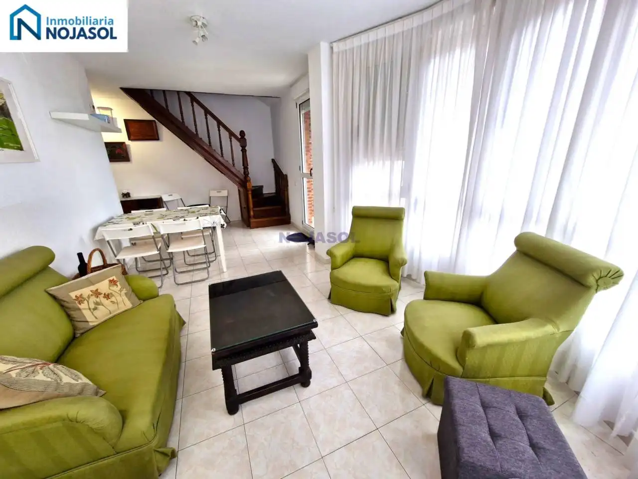 Living room of Flat for sale in Noja  with Heating, Terrace and Furnished
