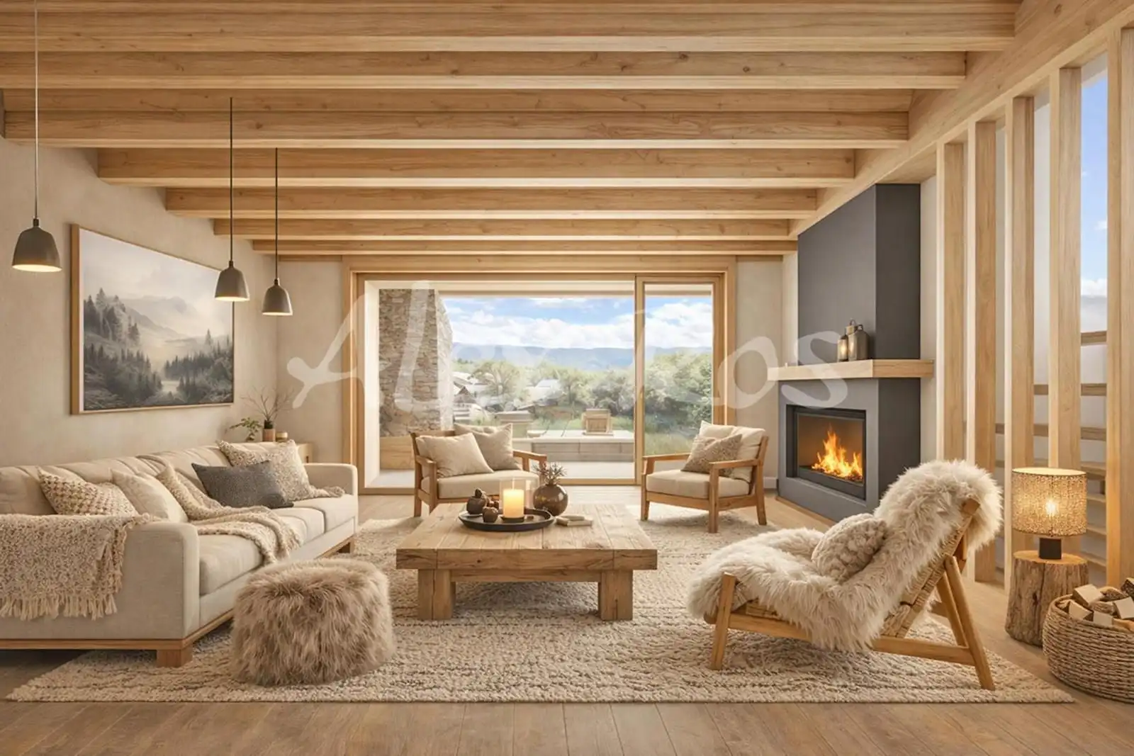 Sala de estar de Casa o chalet en venta en Bolvir con Calefacción, Jardín privado y Terraza