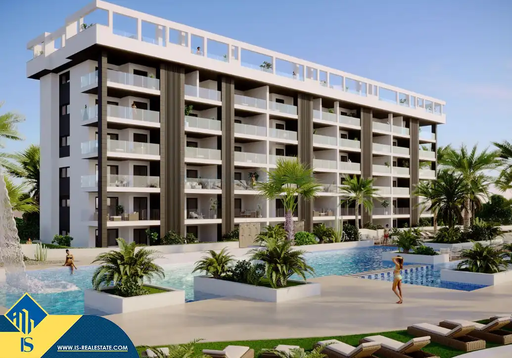 Apartamento con piscina en venta en Nueva Torrevieja - Aguas Nuevas