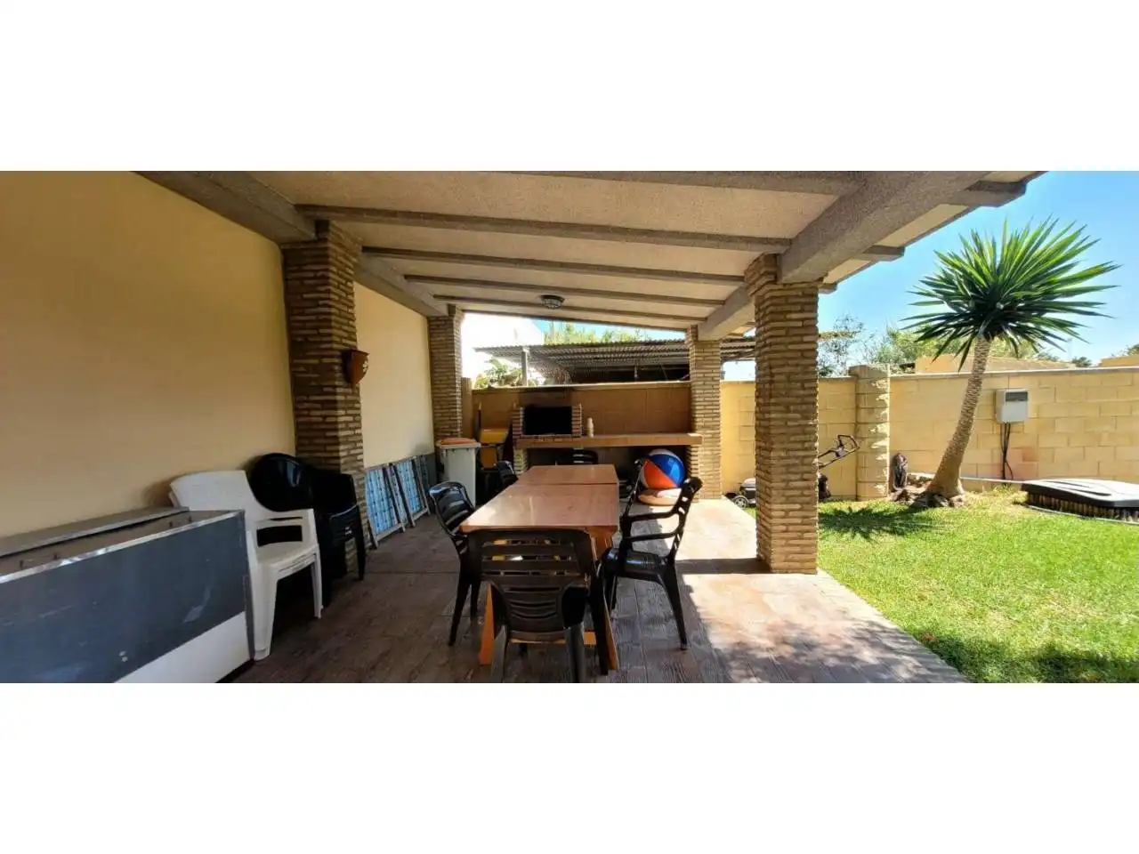 Jardín de Casa o chalet de alquiler en Sanlúcar de Barrameda con Aire acondicionado, Terraza y Trastero