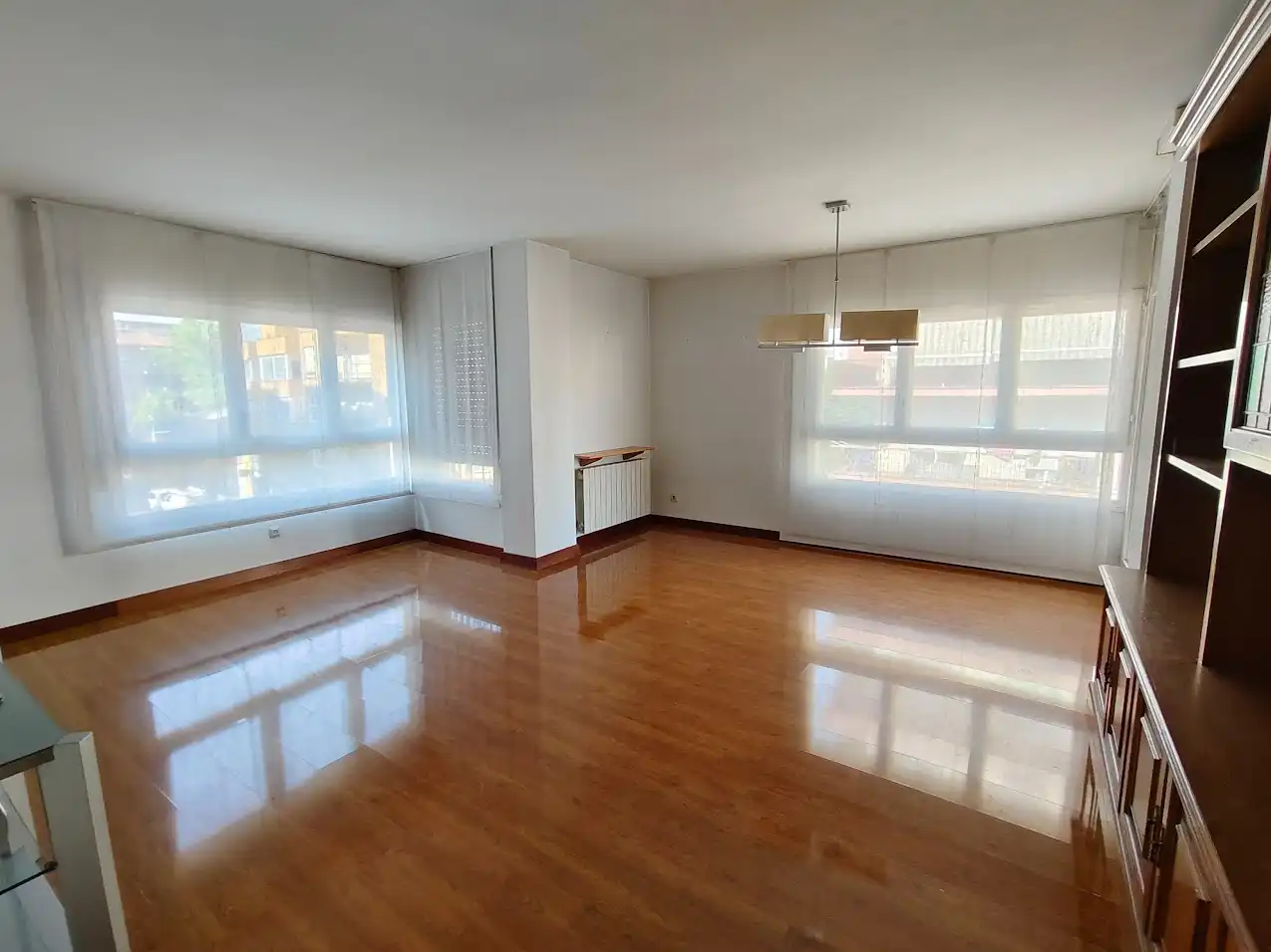 Sala de estar de Piso en venta en Girona con Aire acondicionado, Calefacción y Parquet