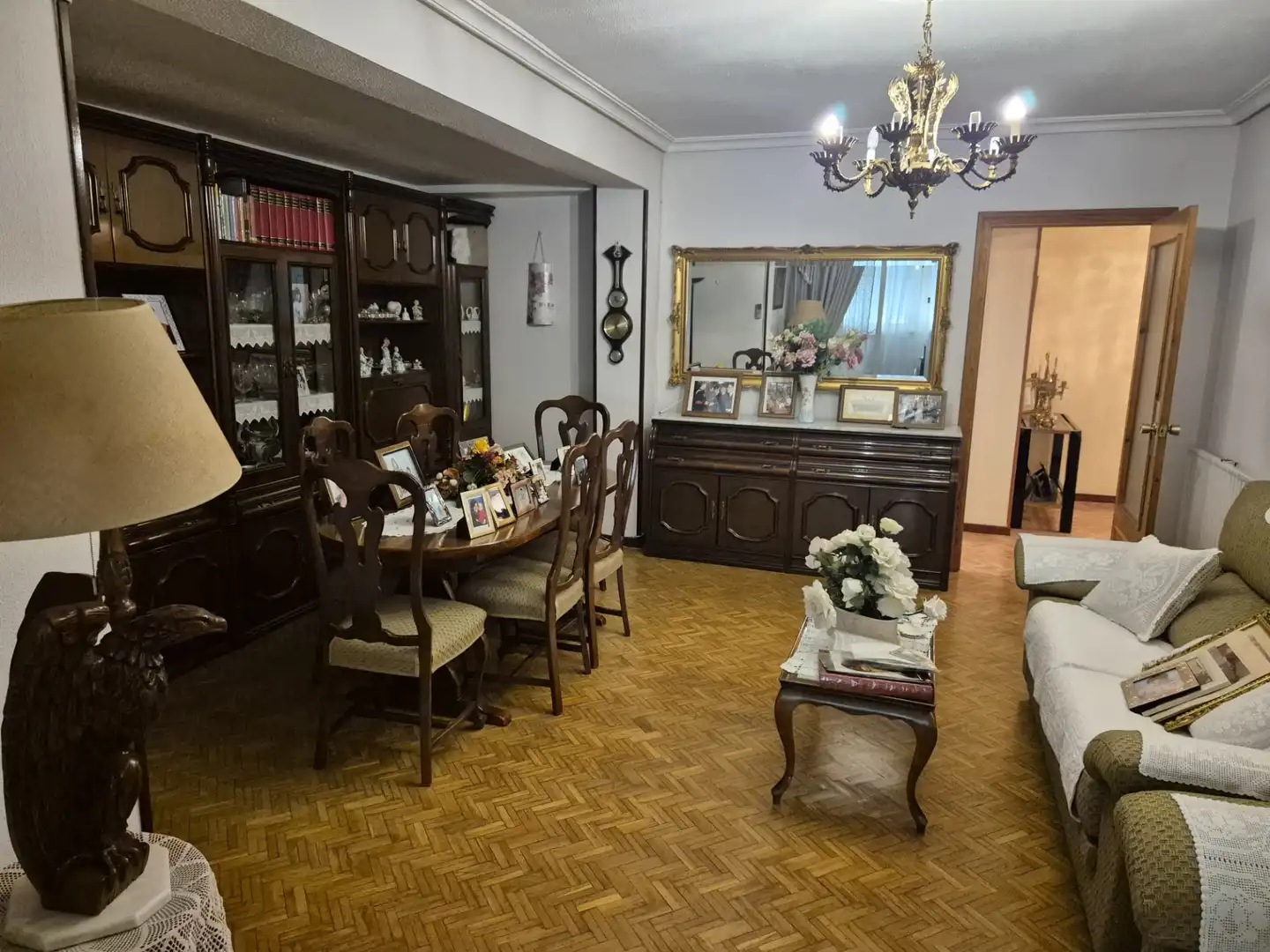Esszimmer von Wohnung zum Verkauf in Talavera de la Reina mit Heizung, Parkett und Terrasse