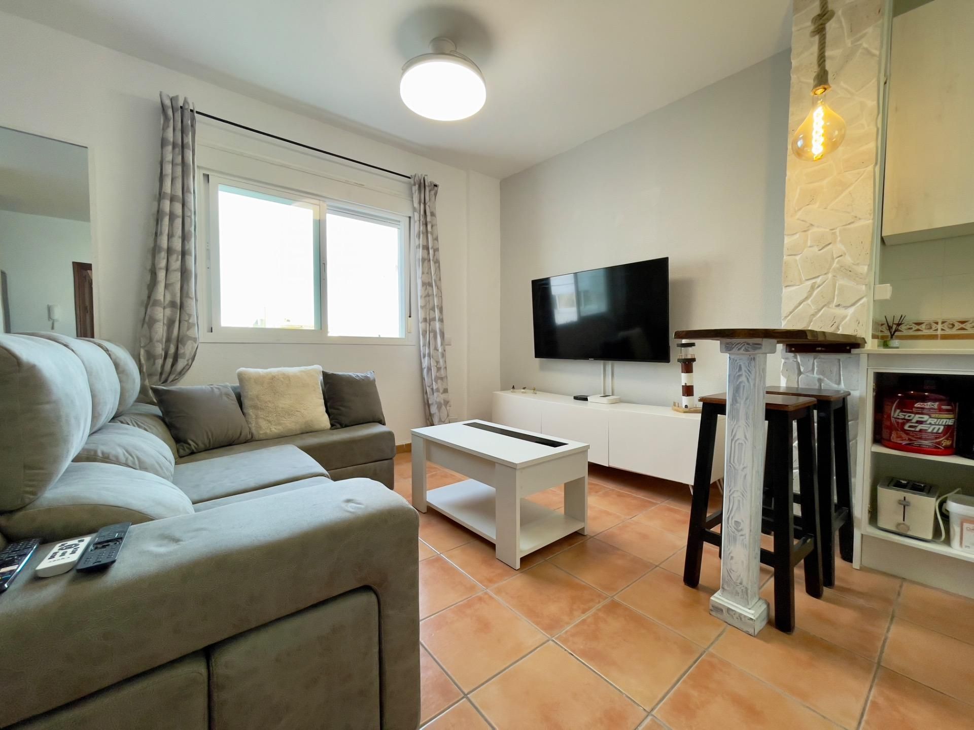 Sala de estar de Piso en venta en Chiclana de la Frontera con Aire acondicionado y Balcón