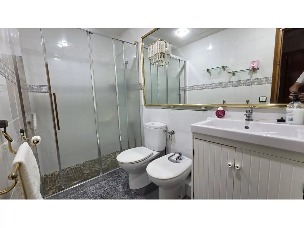 Badezimmer von Wohnung zur Miete in El Prat de Llobregat mit Klimaanlage, Heizung und Terrasse
