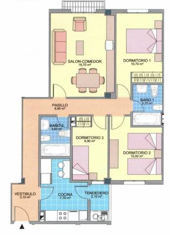 Piso en Venta en Juan de Herrera en Vergel - Las Olivas