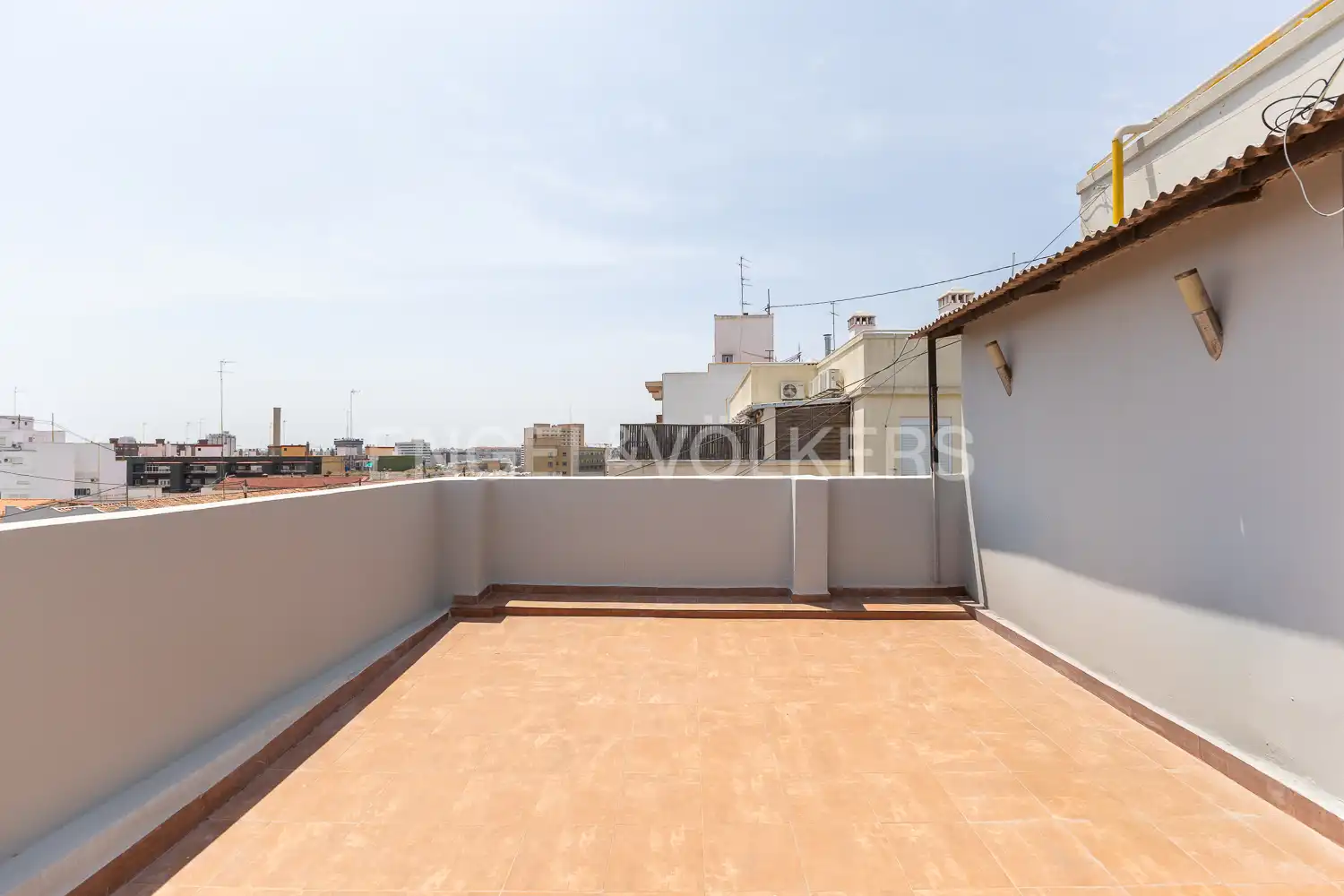 Terrasse von Dachboden zur Miete in Valencia mit Heizung, Terrasse und Abstellraum