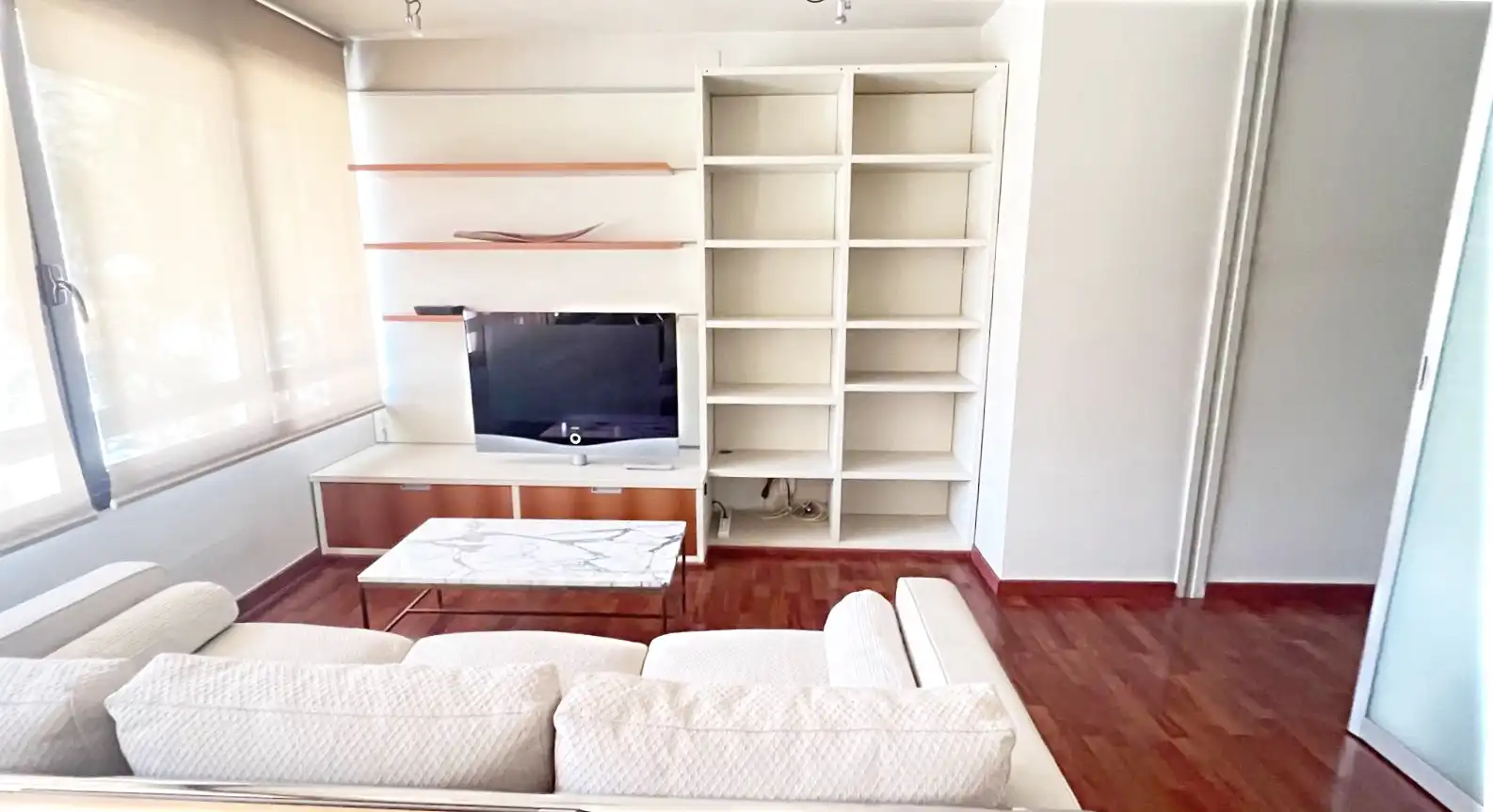Sala de estar de Piso en venta en Barcelona con Aire acondicionado, Calefacción y Parquet