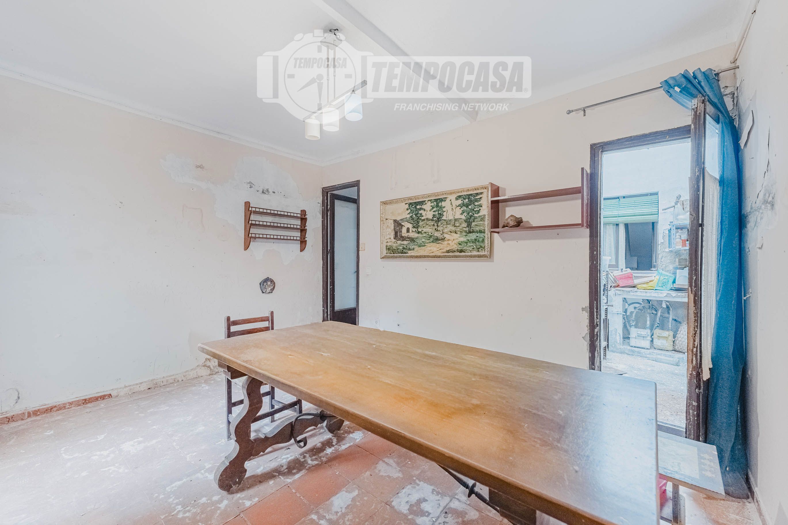 Dining room of Single-family semi-detached for sale in  Barcelona Capital  with Balcony